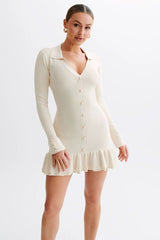 WOMEN FASHION SWEATER MINI DRESS
