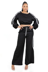 WOMEN FASHION SWEATSHIRT AND PANTS SET