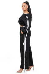 WOMEN FASHION SWEATSHIRT AND PANTS SET