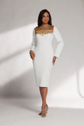 Neckline of Shine Dress by EY Boutique
