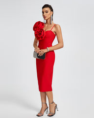 Keisha Bandage midi dress