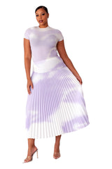 Pleated skirt sets