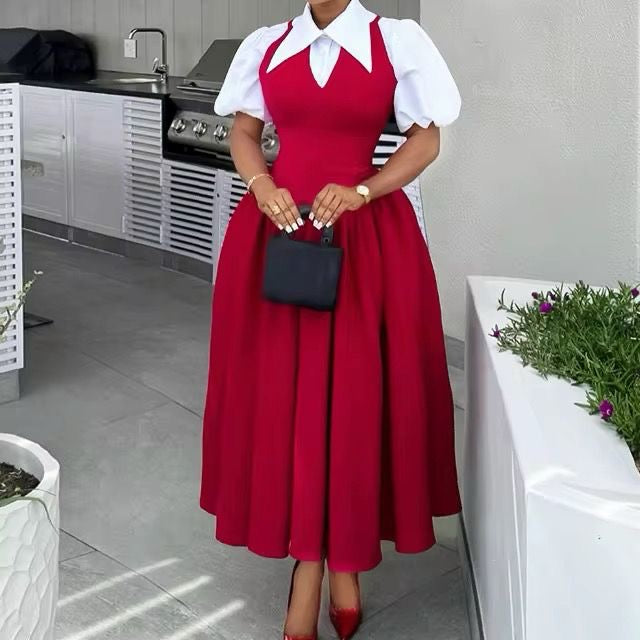 Women maxi shirt dress