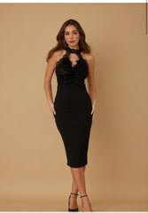 Lace Ruffle Deatiled Fashion Dress