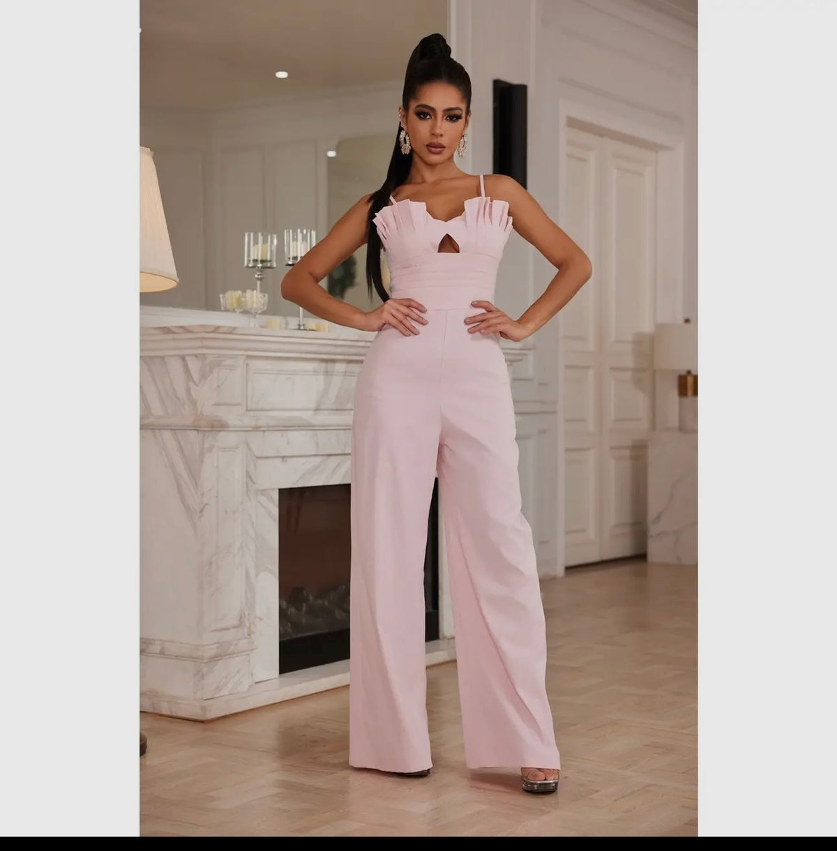 Solid Color Jumpsuit