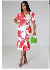 Keisha flora dress