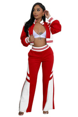WOMEN FASHION CASUAL TWO PIECE PANT SET