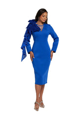 Chic Shoulder Bow Dress by EY Boutique