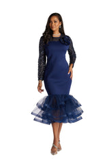 Pouf of Sheer 'N' Shine Dress by EY Boutique