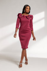 Jeweled Bows Dress by EY Boutique